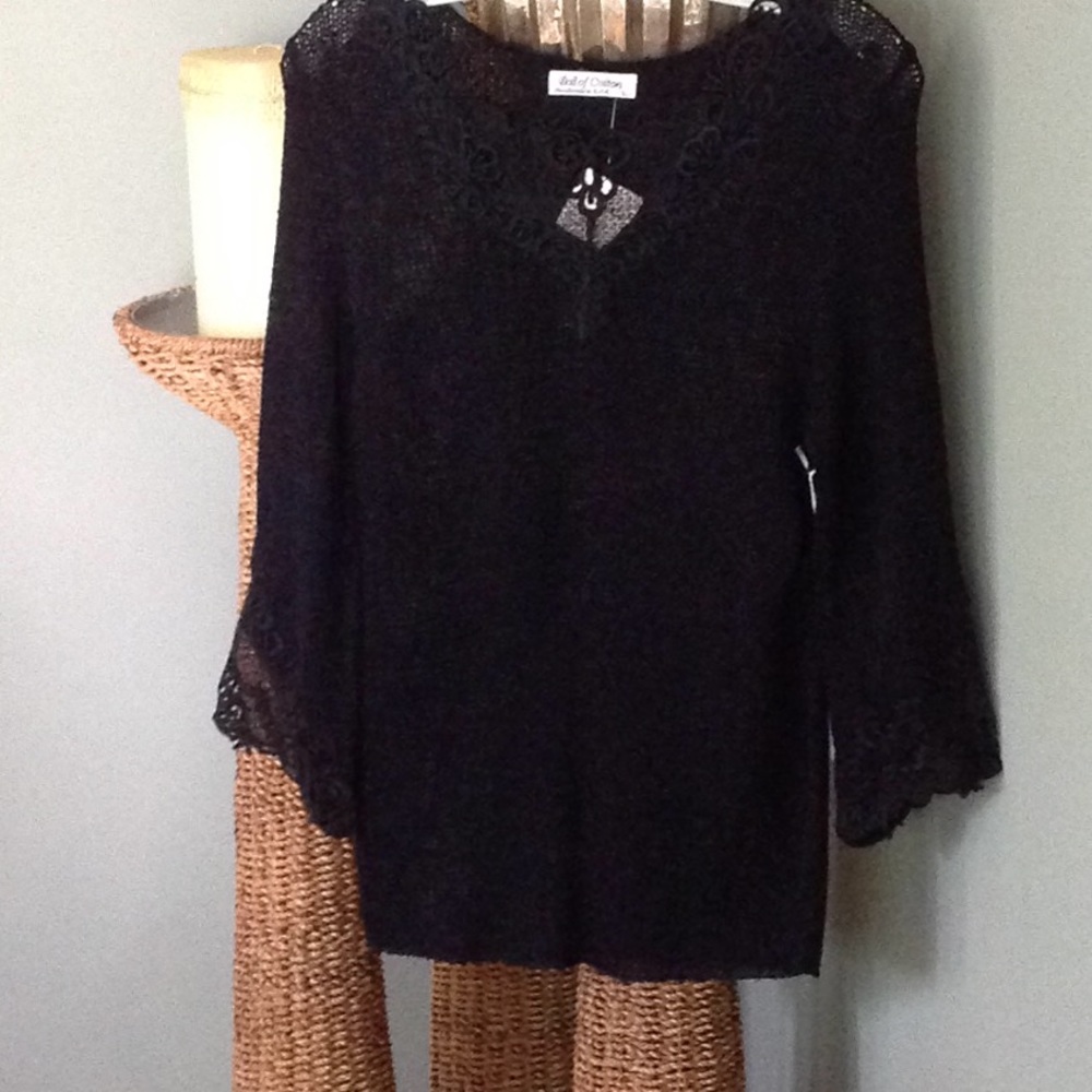 Sheer sweater